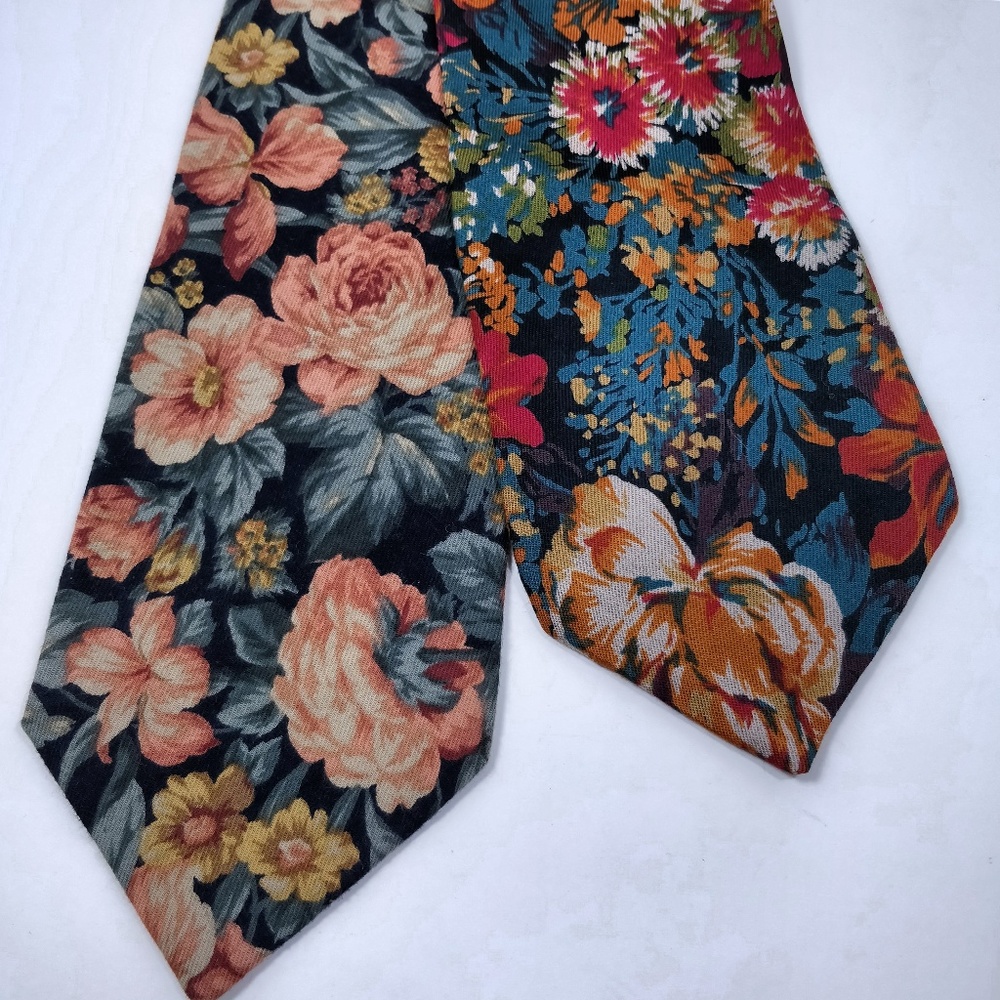 2 Tango Ties for the price of 1! Floral Classic